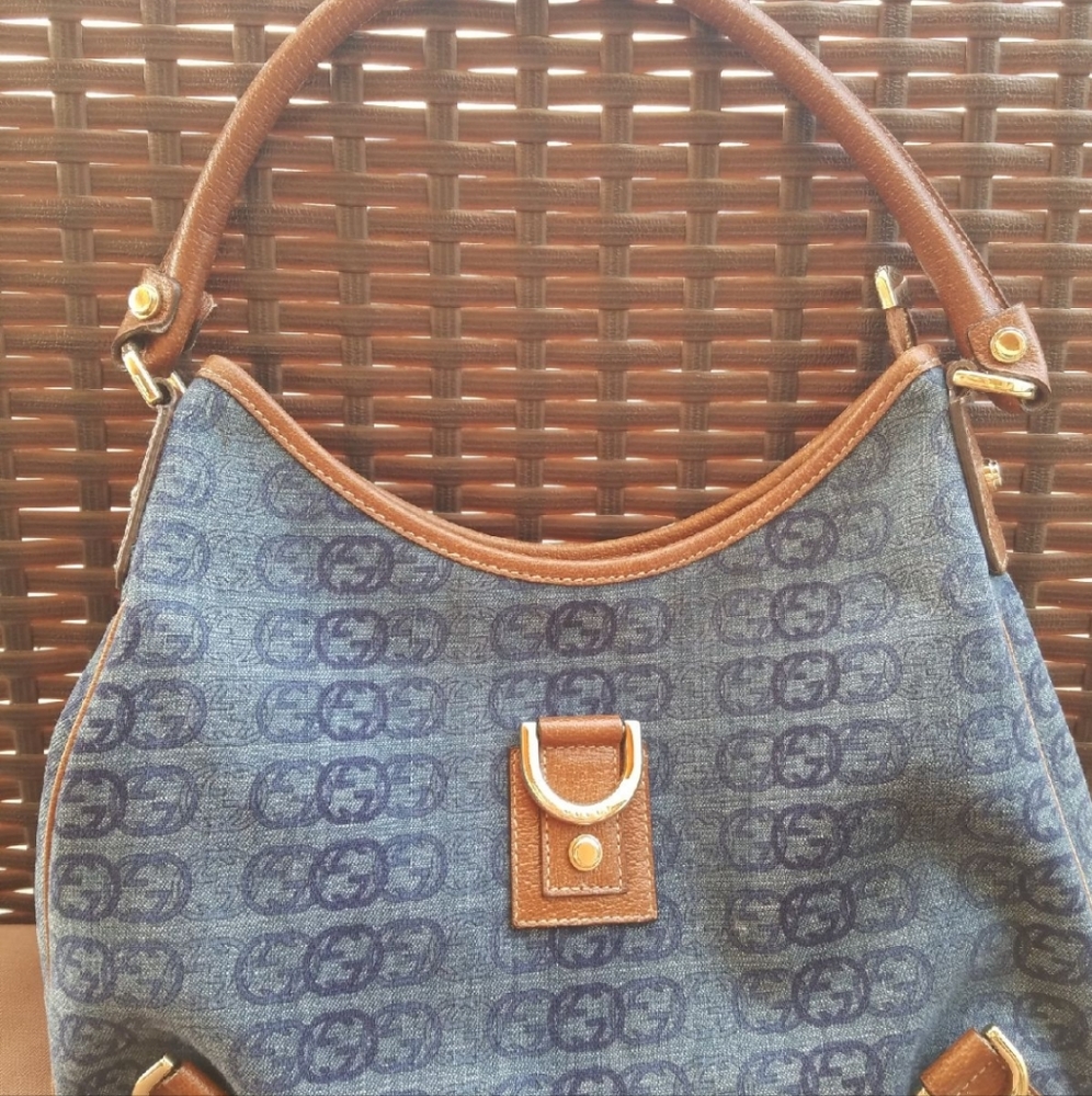 Vintage Gucci Denim Jackie bag